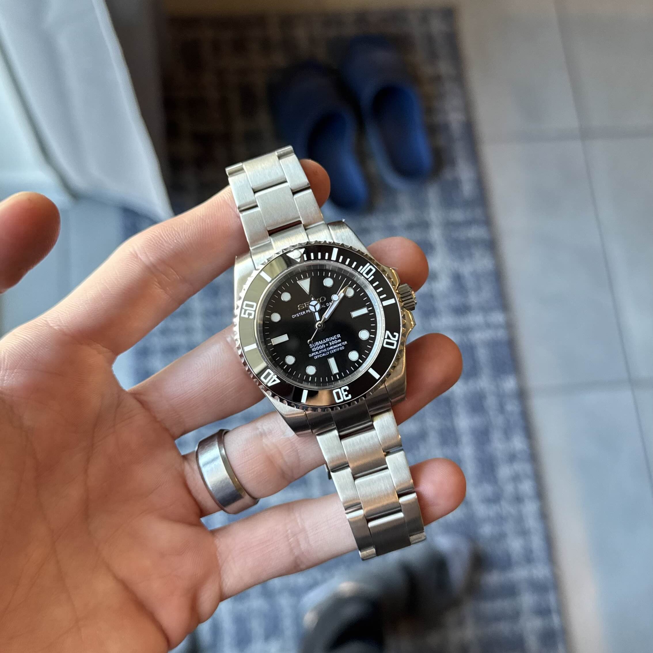 Classic diver style watch